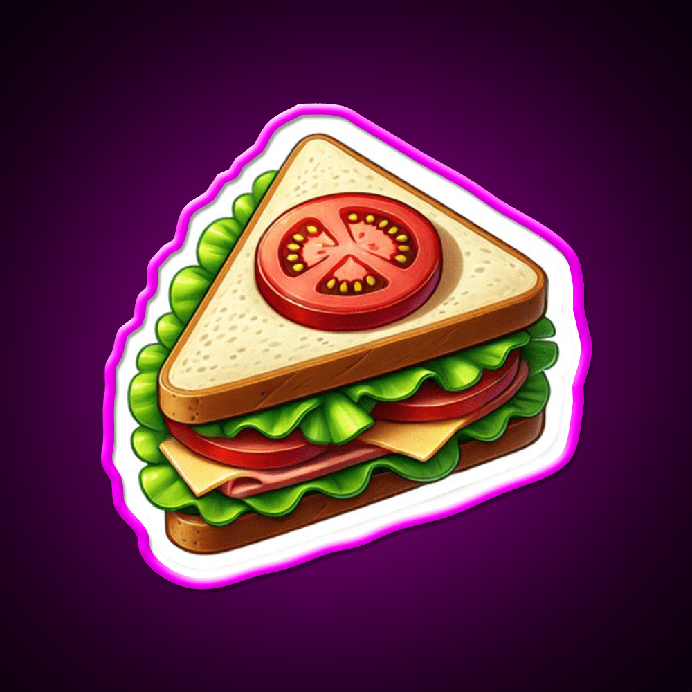 Sandwich Snack Food Led Neon Sign Rgb Color - Shineneon