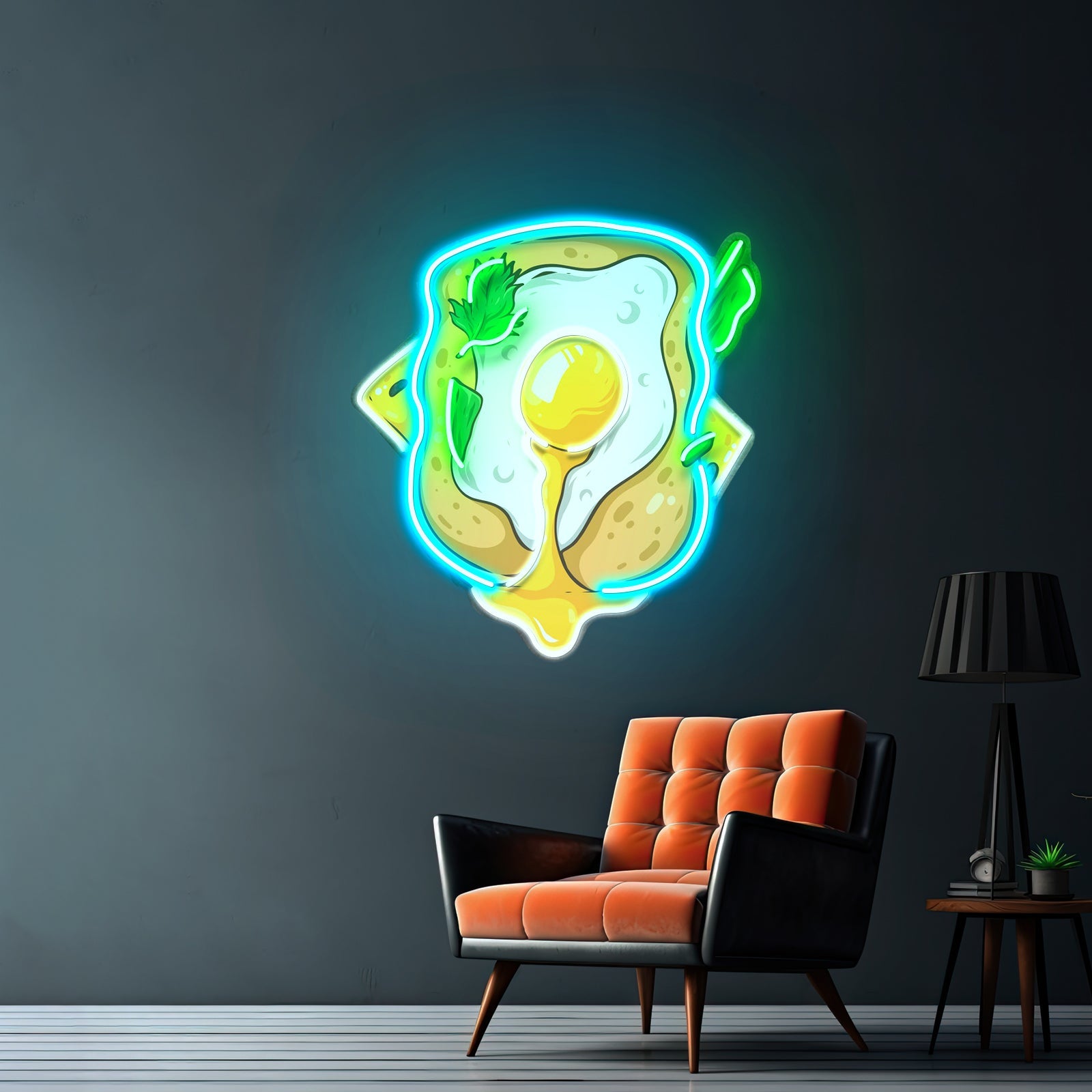 Sandwich With Egg Led Neon Sign Light Custom Led Signs - Shineneon