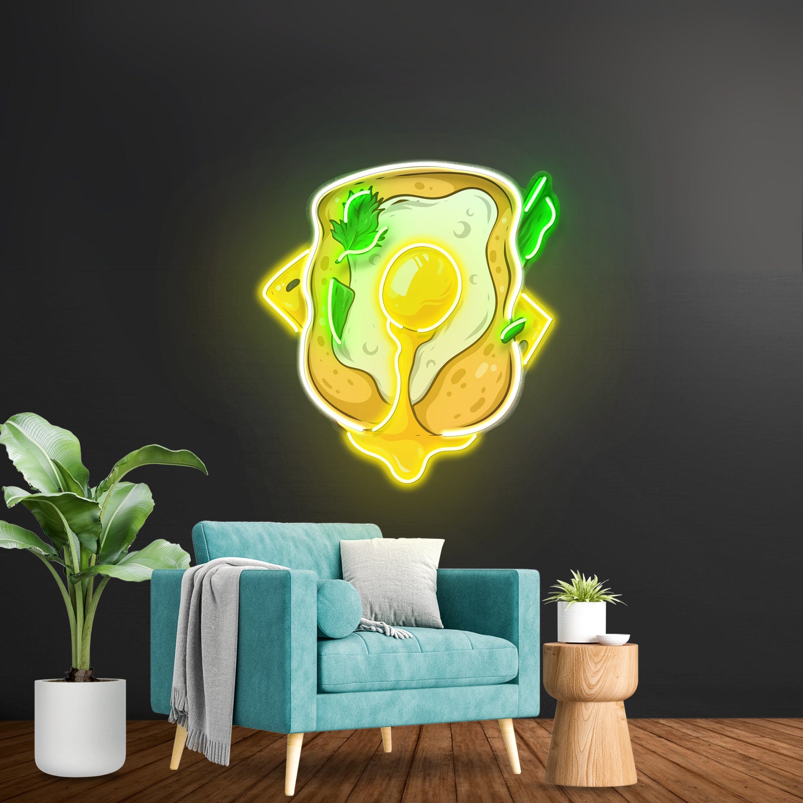 Santa Sack Christmas Neon Artwork For Sale