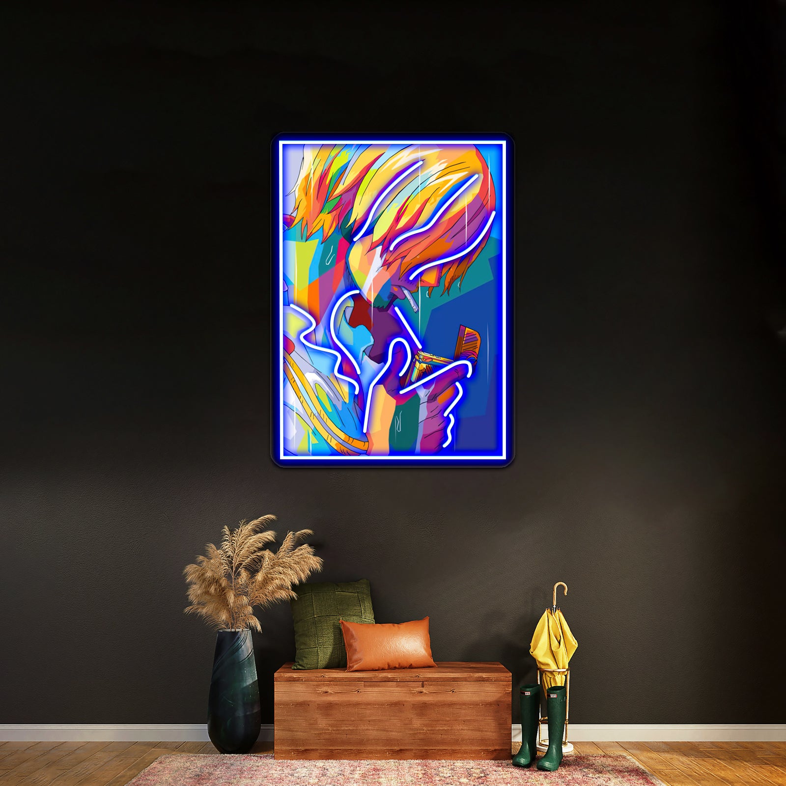 Sanji Wpap Pop Artwork Custom Led Signs | Shineneon