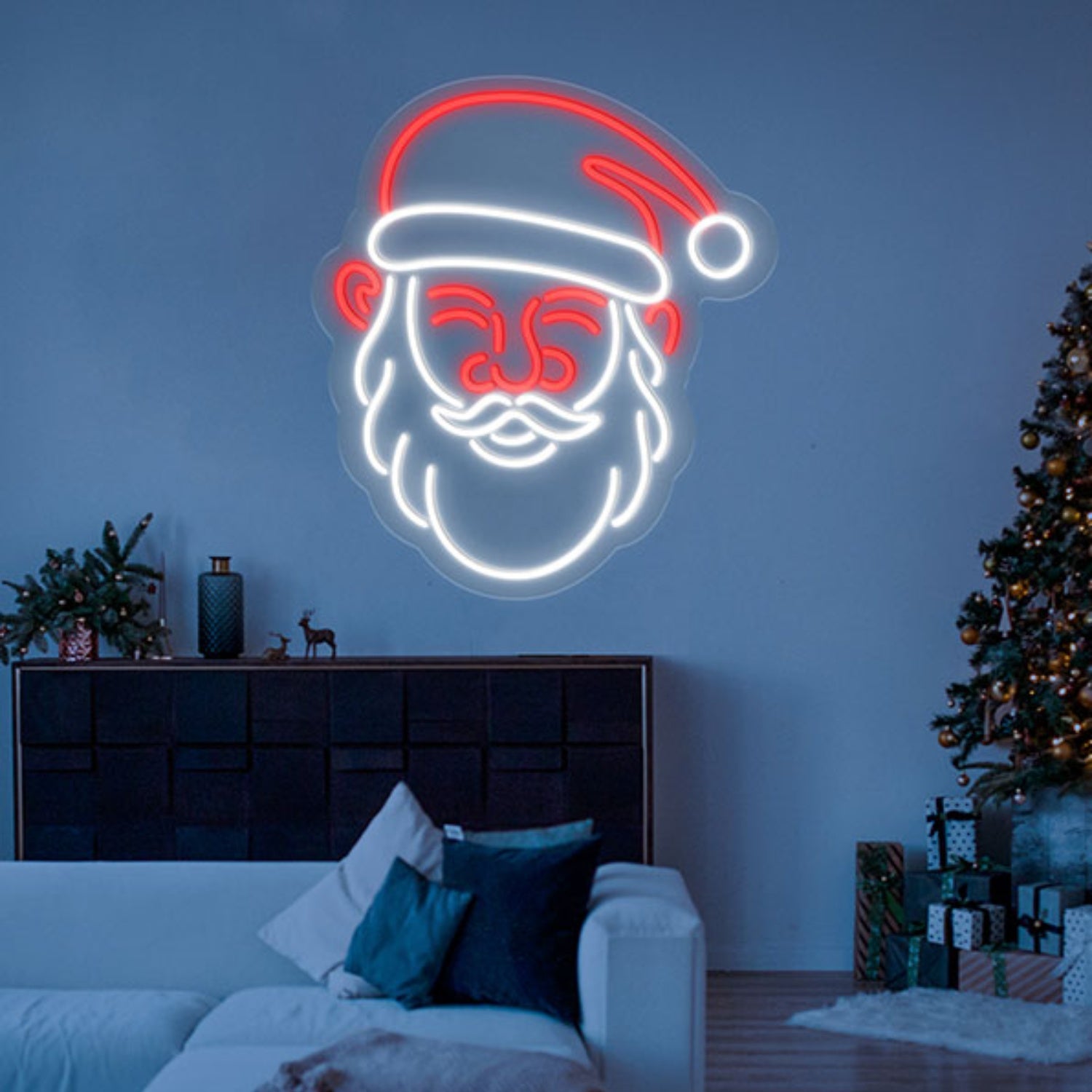 Santa Neon Sign Wall Art Decor | Shineneon