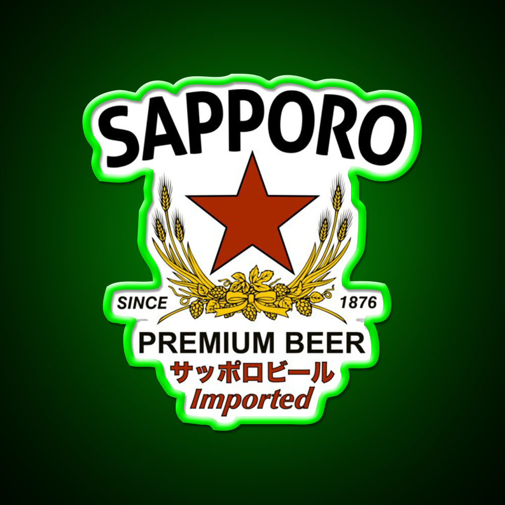 Sapporo Beer Bar Decor Led Neon Sign Business Neon Sign Rgb Color - LED neon sign view 8