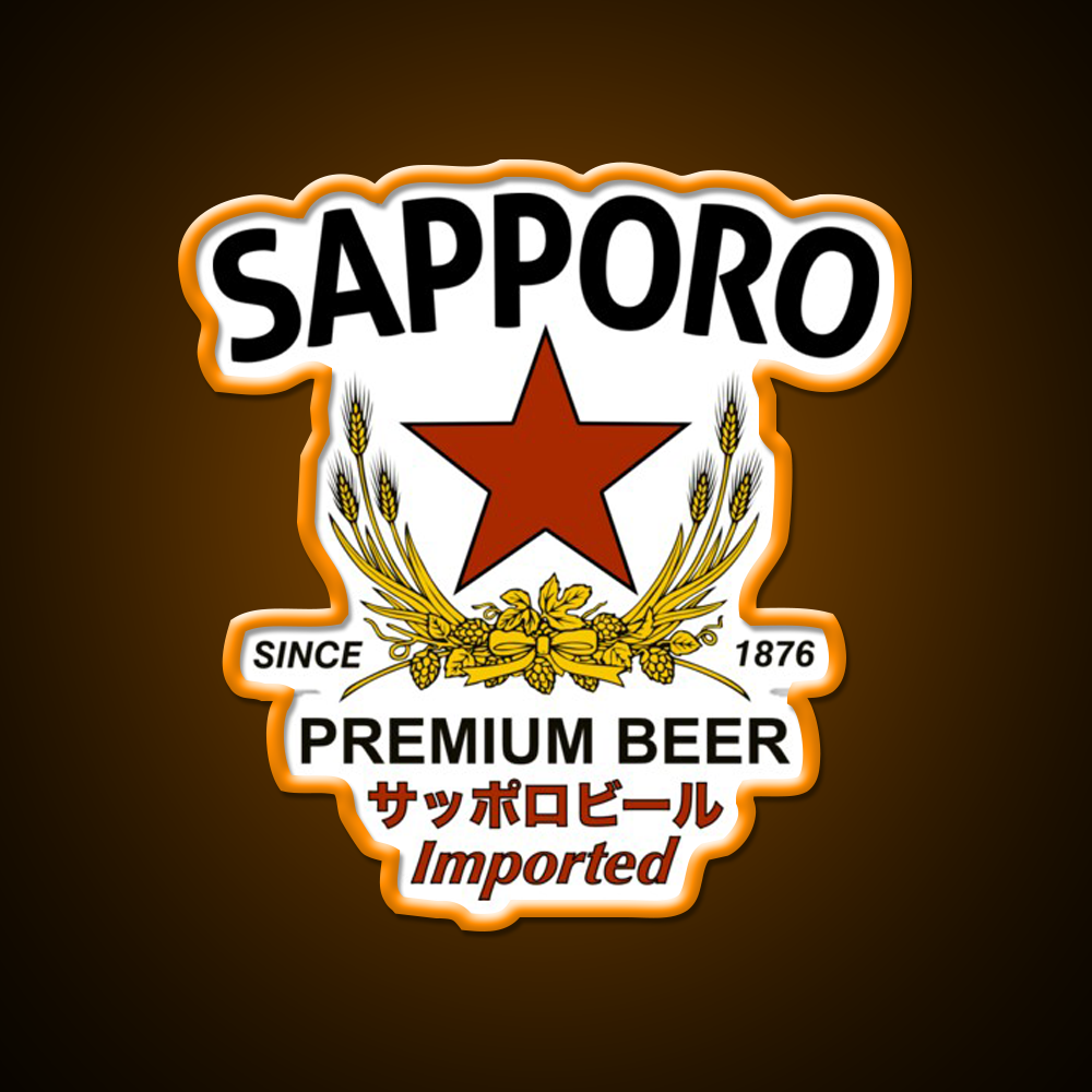 Sapporo Beer Bar Decor Led Neon Sign Business Neon Sign Rgb Color - LED neon sign view 6