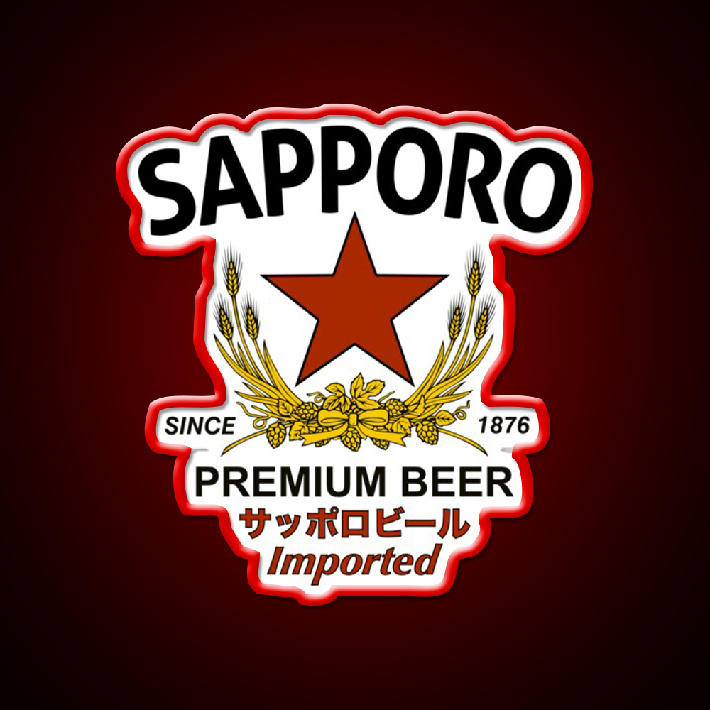 Sapporo Beer Bar Decor Led Neon Sign Business Neon Sign Rgb Color - LED neon sign view 10