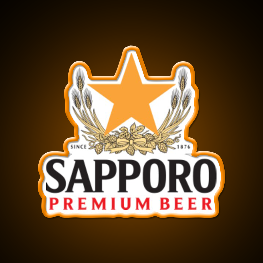 Sapporo Beer Bar Decor Led Neon Sign Rgb Color - LED neon sign view 6