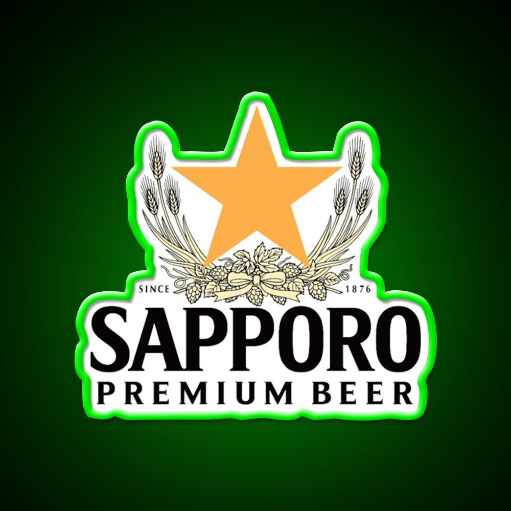 Sapporo Logo Beer Bar Decor Led Neon Sign Rgb Color - LED neon sign view 8