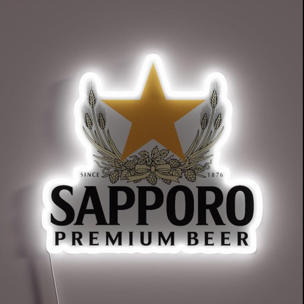 Sapporo Logo Rgb Led Neon Sign - Shineneon