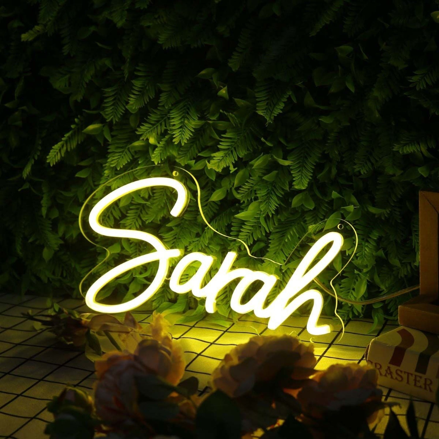 Sarah Yellow Led Neon Sign - Shineneon