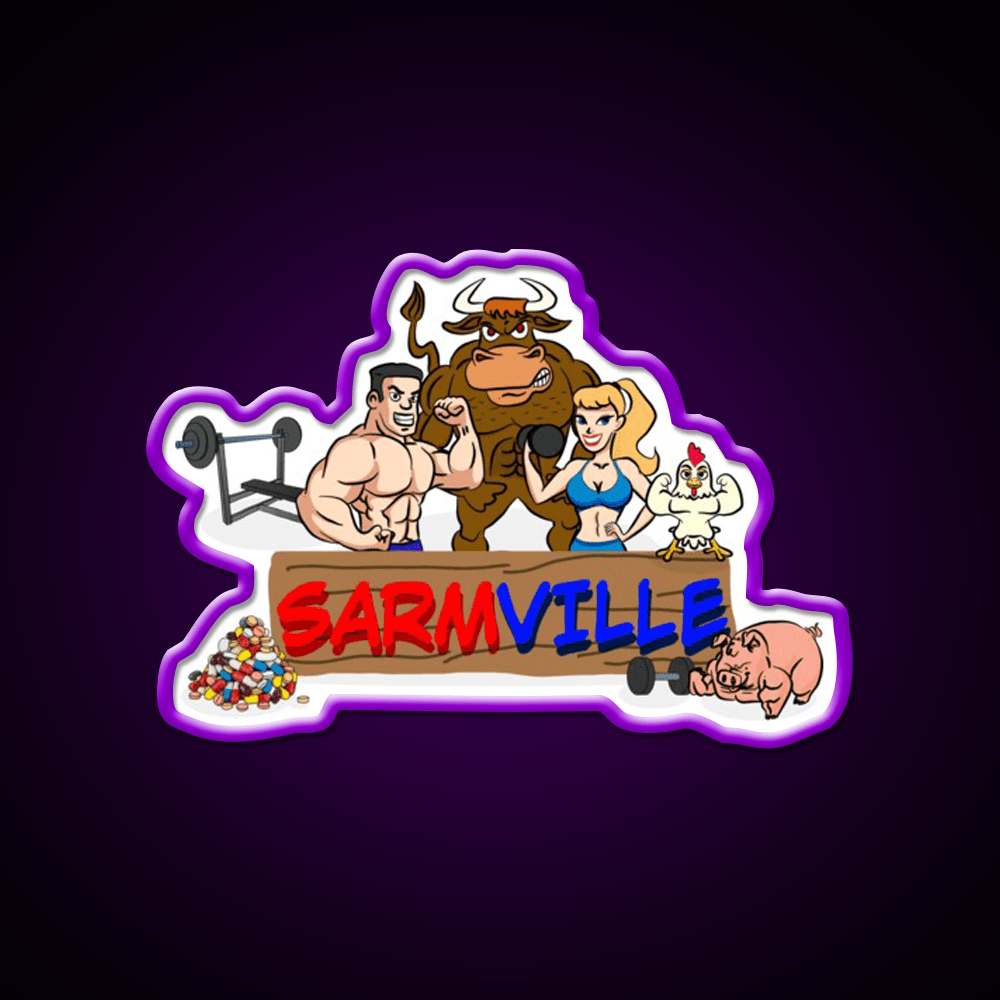 Sarmville Gym Fitness Led Neon Sign Rgb Color - Shineneon