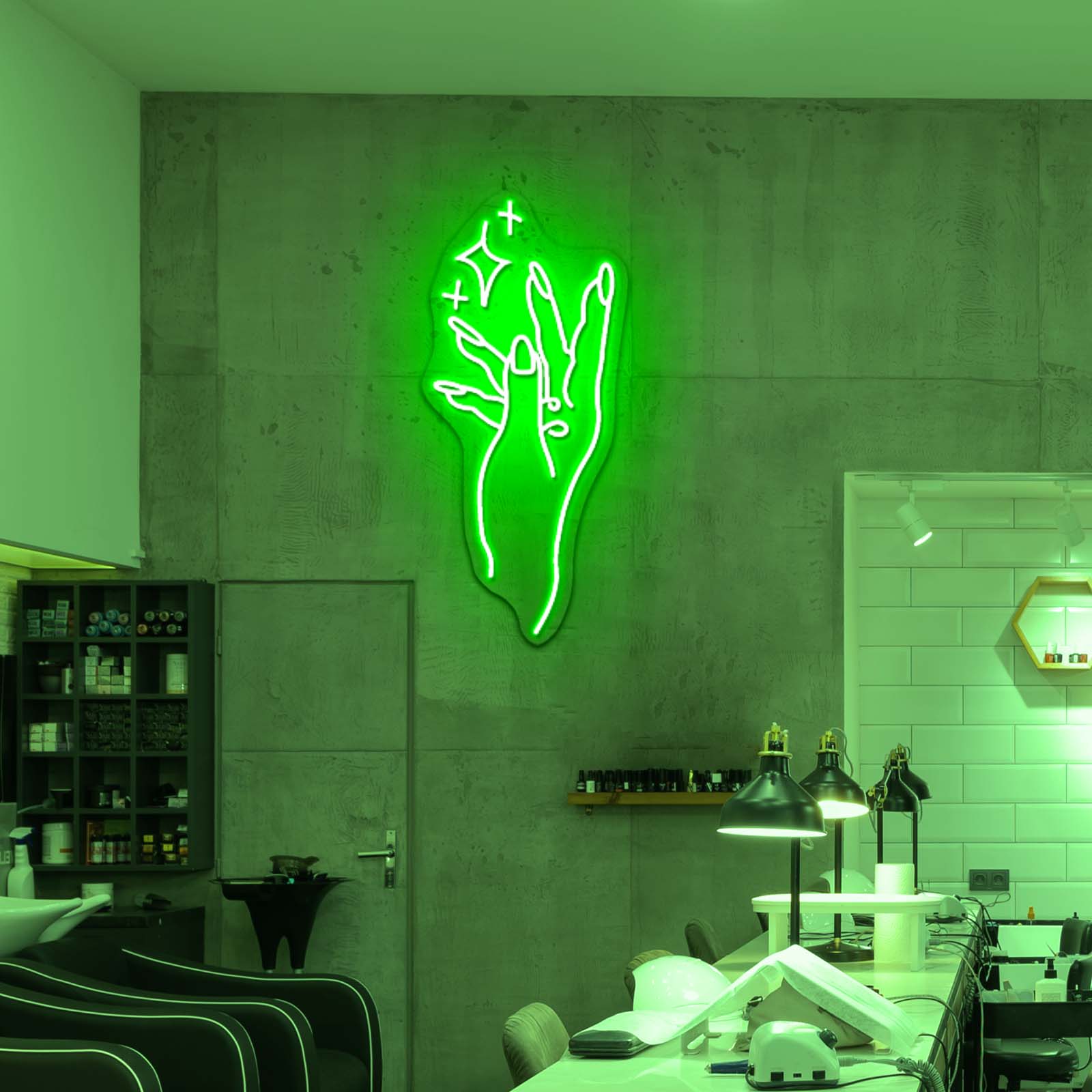 Sass Hand Beauty Saleon Led Neon Signs - Shineneon