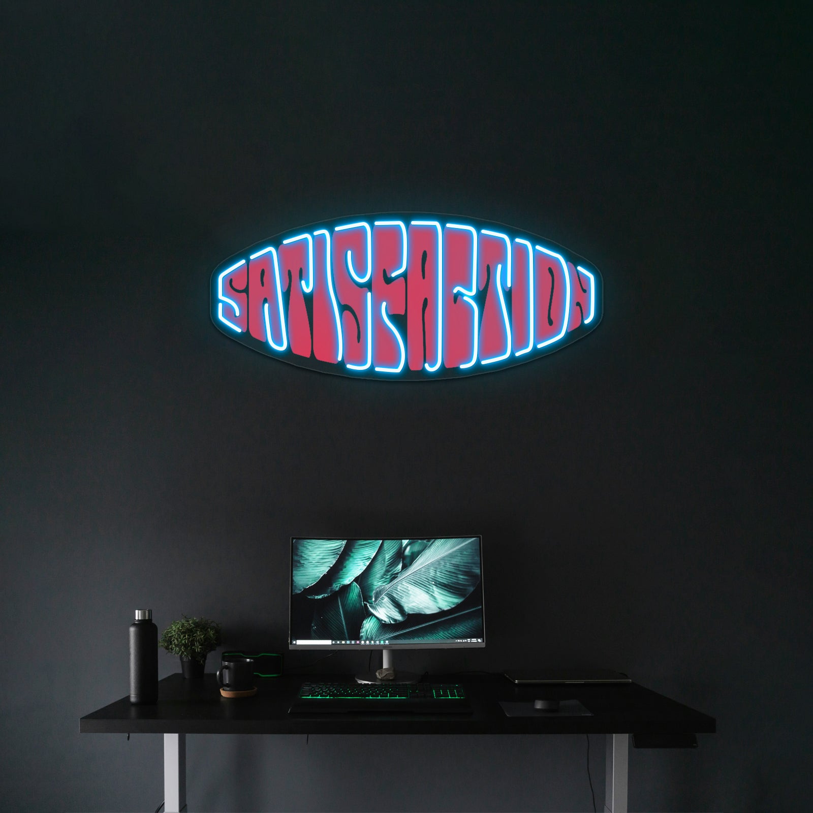 Satisfaction Classic Rock Song Artwork Custom Led Signs | Shineneon