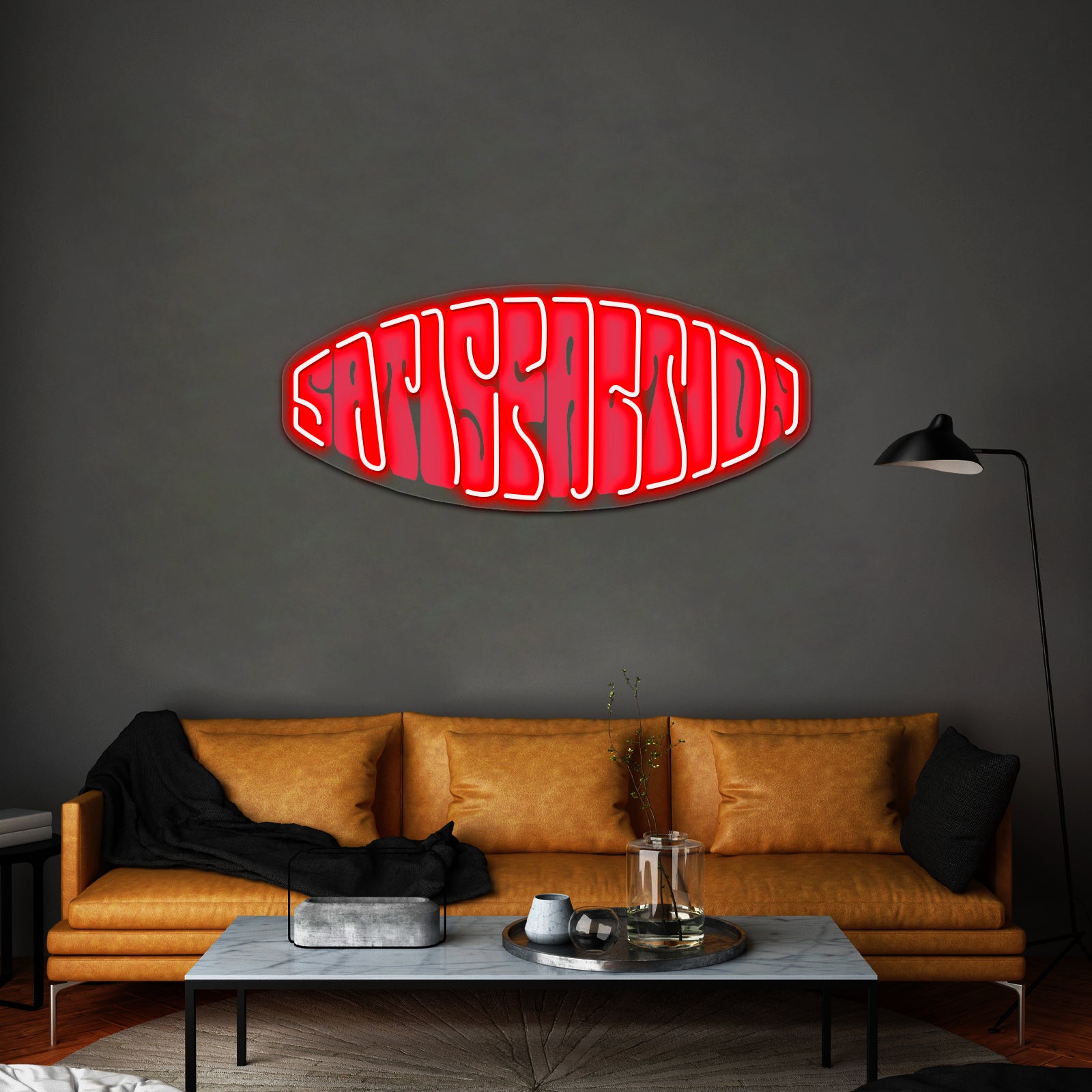 Satisfaction Classic Rock Song Artwork Custom Led Signs | Shineneon
