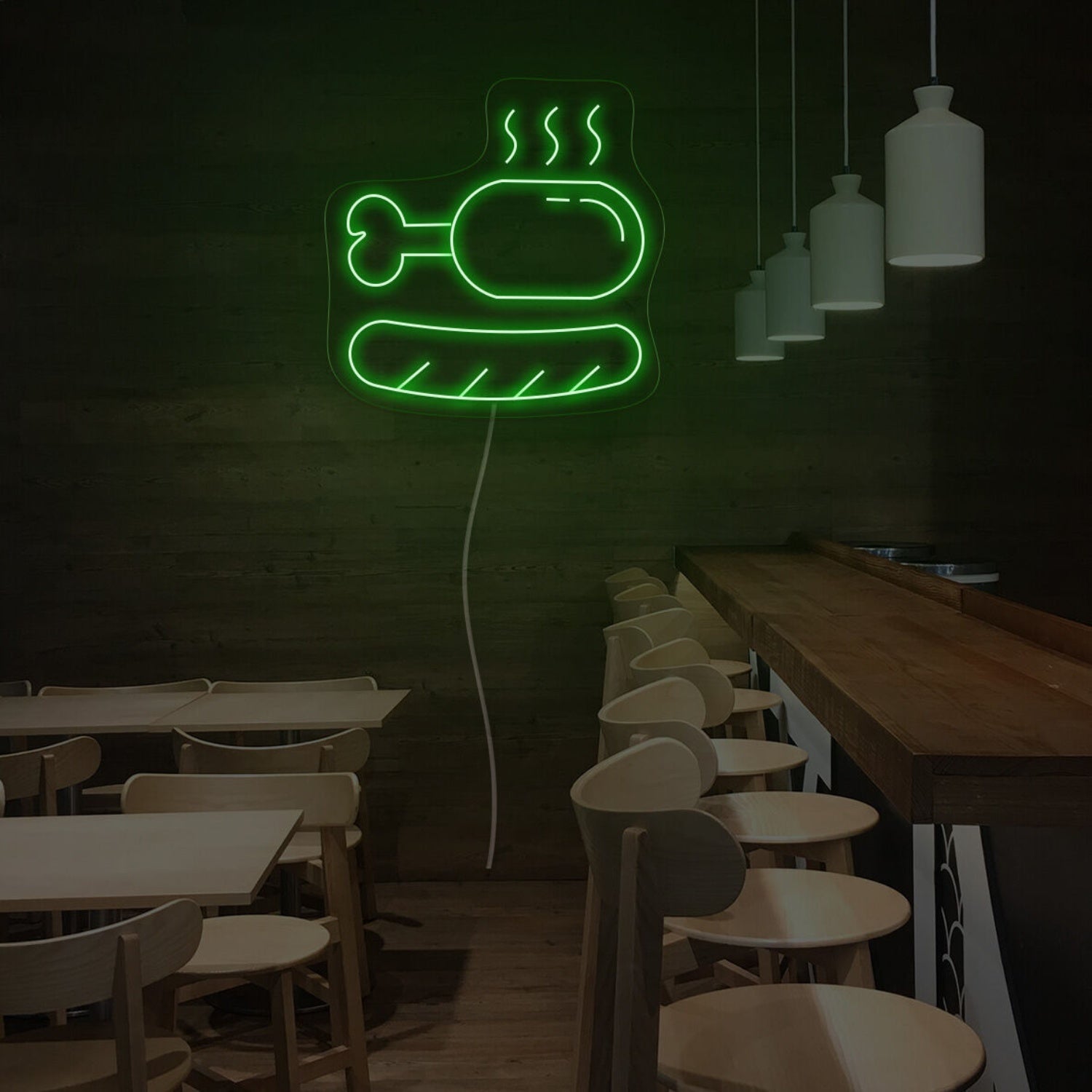 Sausage And Chicken Leg Led Neon Sign | Shineneon