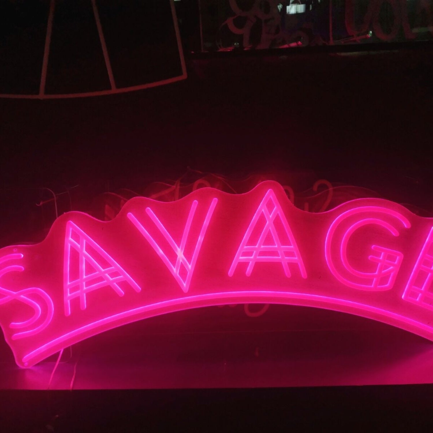 Savage Led Neon Sign For Bold And Playful Spaces | Shineneon