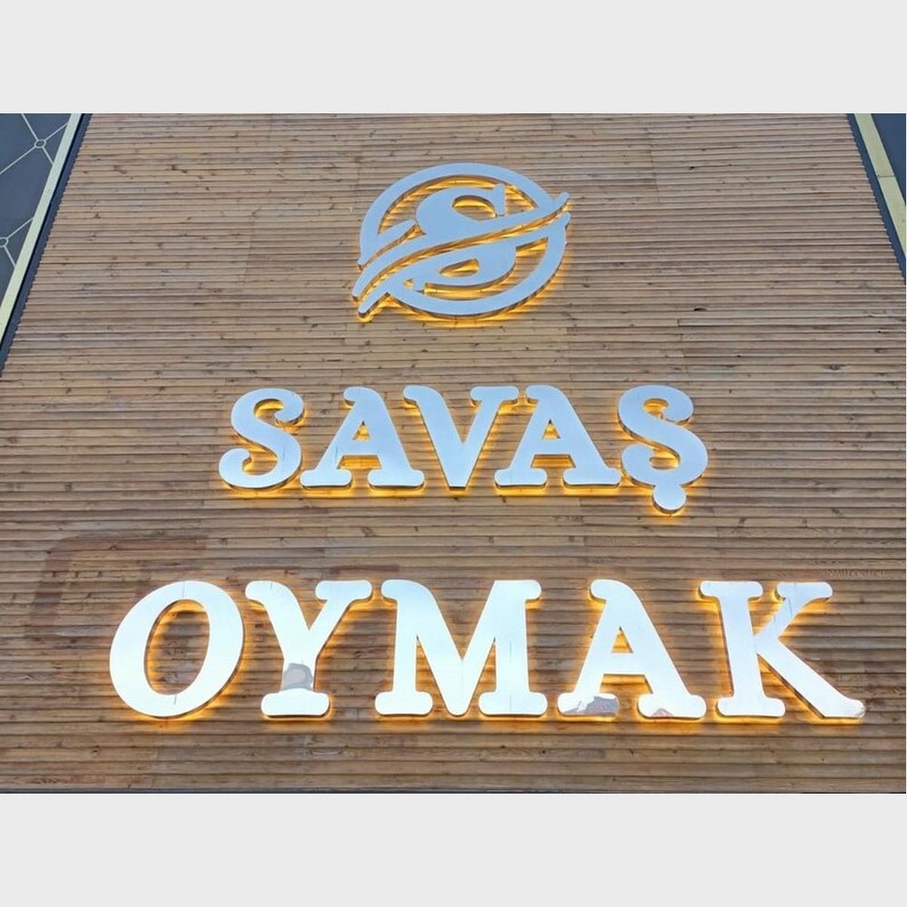 Savas Oymak S Logo 3D Backlit Channel Letters Led Light Sign - Shineneon
