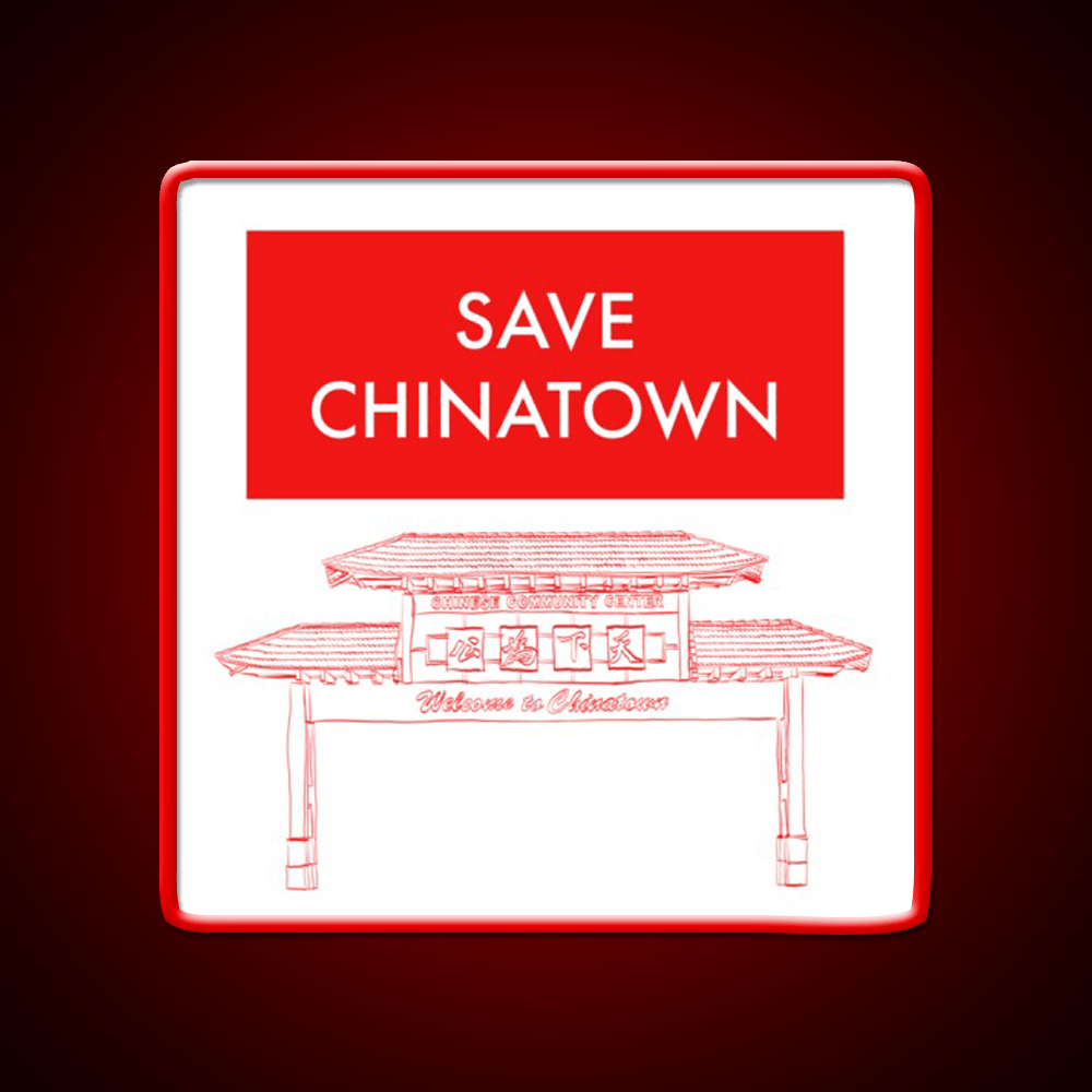 Save Chinatown Asian Cultural Led Neon Sign Rgb Color - Shineneon
