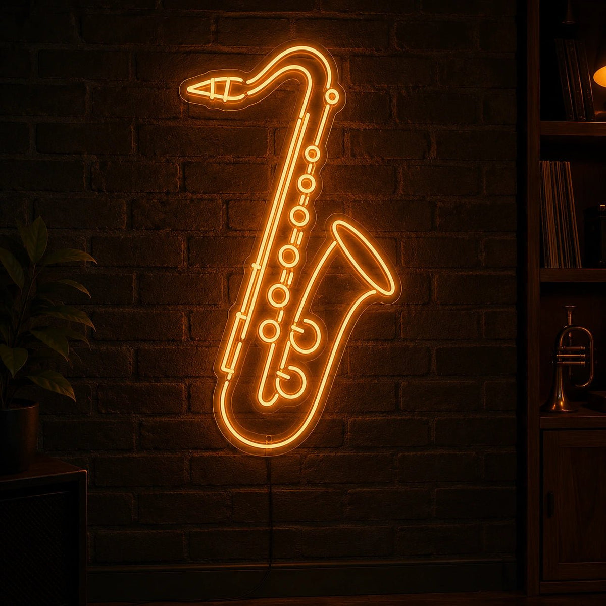 Saxophone LED Neon Sign Man Cave Neon Sign - Shineneon
