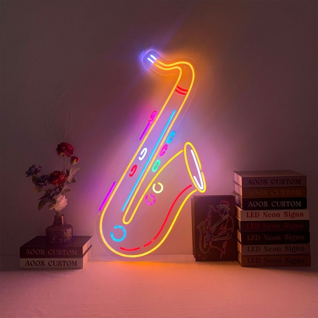 Saxophone Led Sign Business Neon Sign - Shineneon