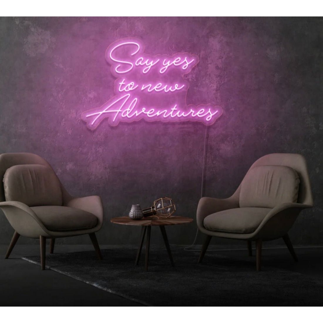 Say Yes To New Adventures Led Sign Business Neon Sign - Shineneon