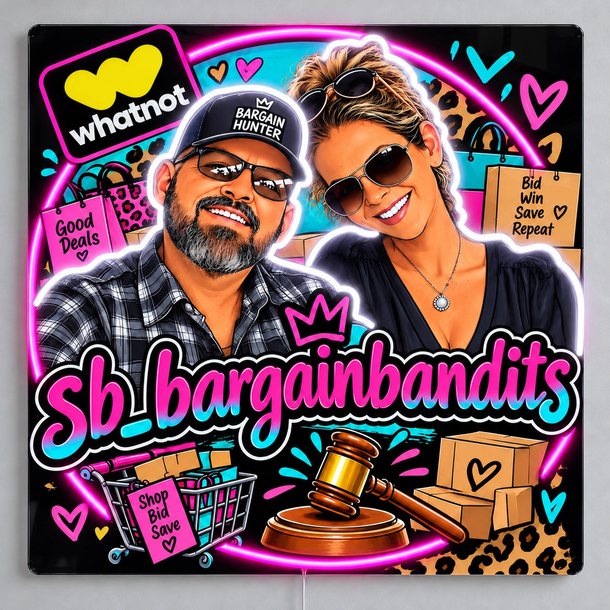 Sb_Bargainbandits Custom LED Neon Sign | 7519463bccd39e49a073d066ce2220fec5d38f24980c575301a0eaf97c365c04 | effect