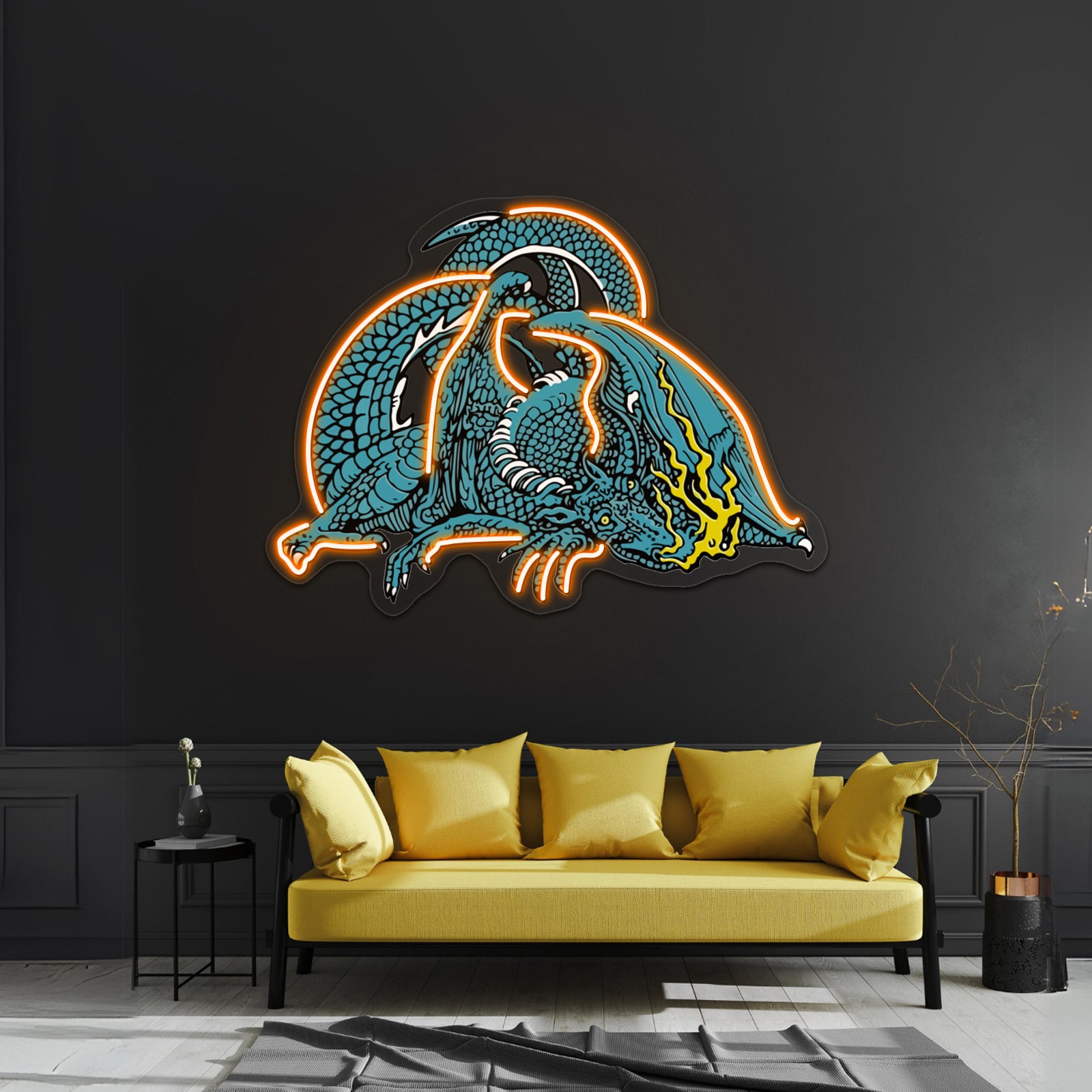 Scaled And Icy Artwork Custom Led Signs | Shineneon