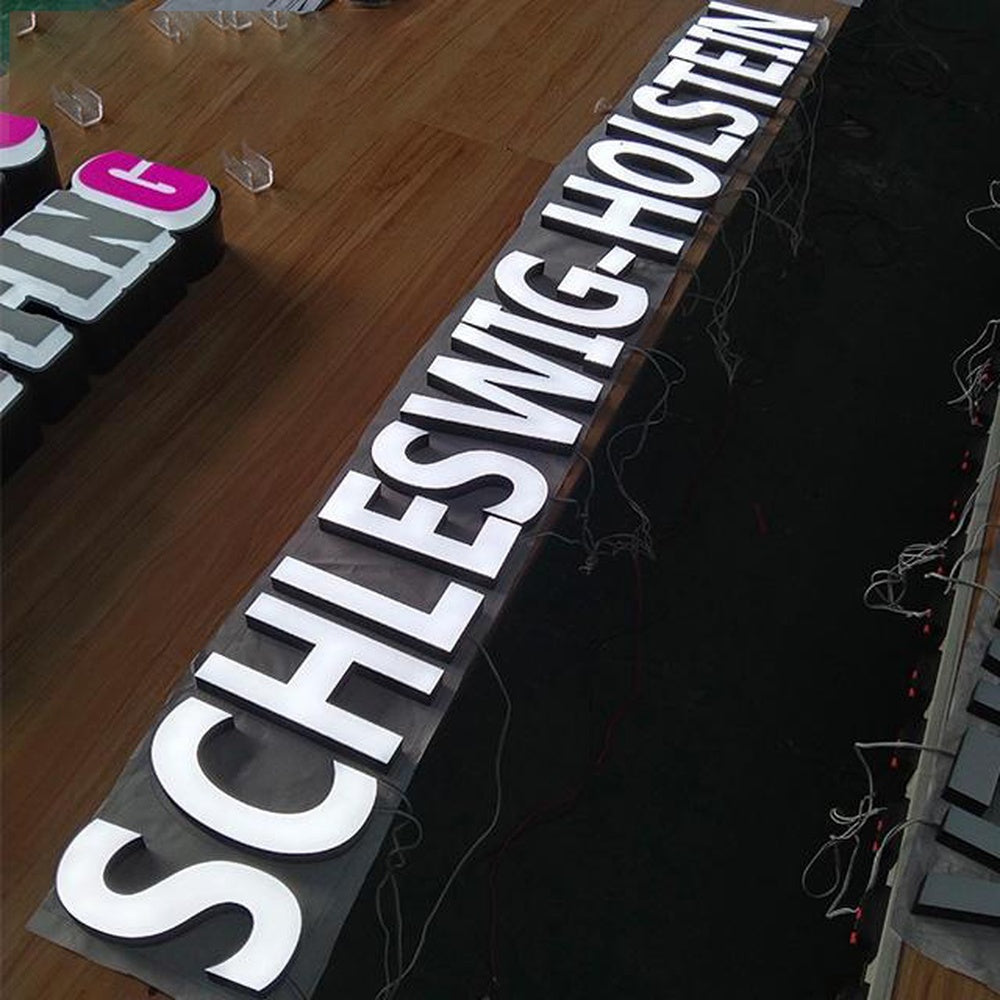 Schleswig Holstein 3D Frontlit Letters Metal Led Sign