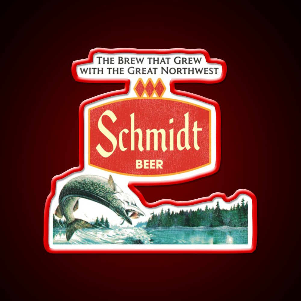 Schmidt Beer Nature Scene Beer Bar Decor Led Neon Sign Wall Art Rgb Color - LED neon sign view 10