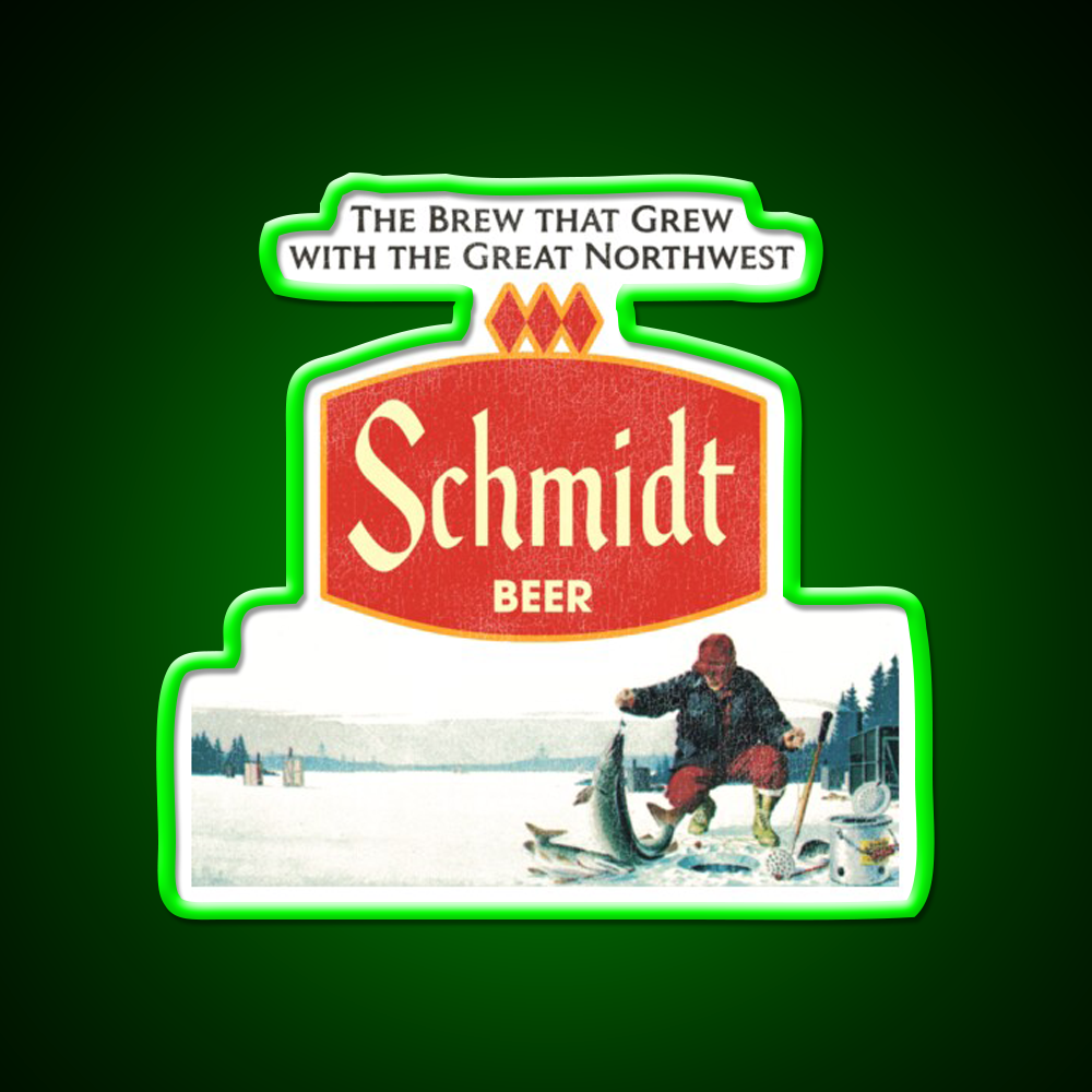 Schmidt Beer Nature Scene Beer Bar Decor Led Neon Sign Wall Decor Rgb Color - LED neon sign view 8