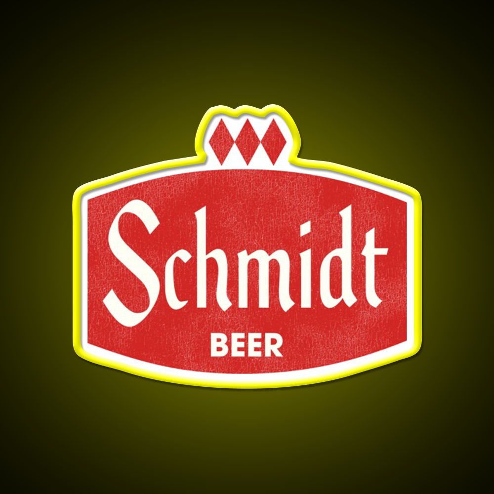 Schmidt Beer Retro Defunct Brewing Beer Bar Decor Led Neon Sign Rgb Color - LED neon sign view 7