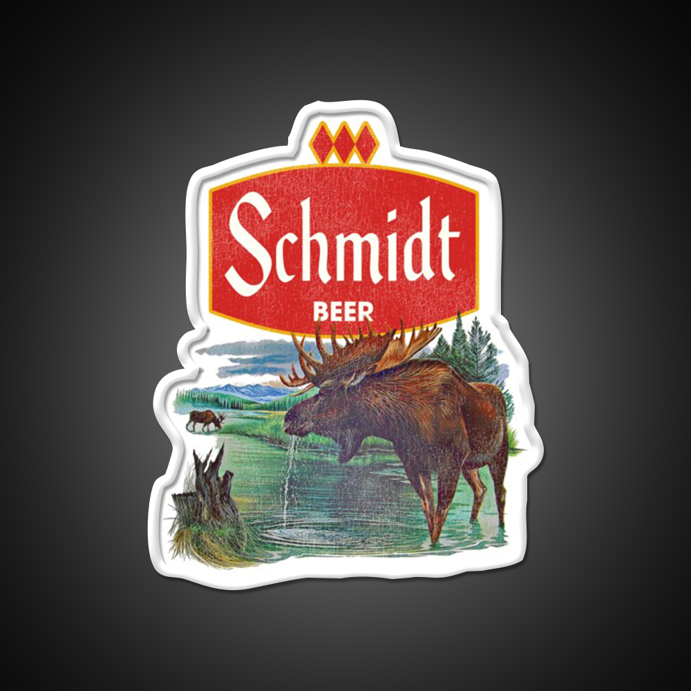 Schmidt Beer Retro Defunct Nature Scene Beer Bar Decor Led Neon Sign Rgb Color - LED neon sign view 11