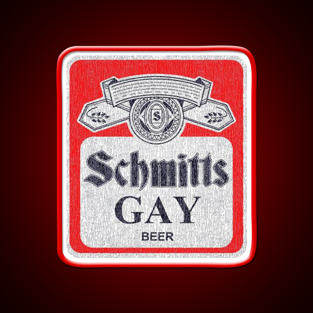 Schmitts Gay Beer Bar Decor Led Neon Sign Rgb Color - LED neon sign view 10