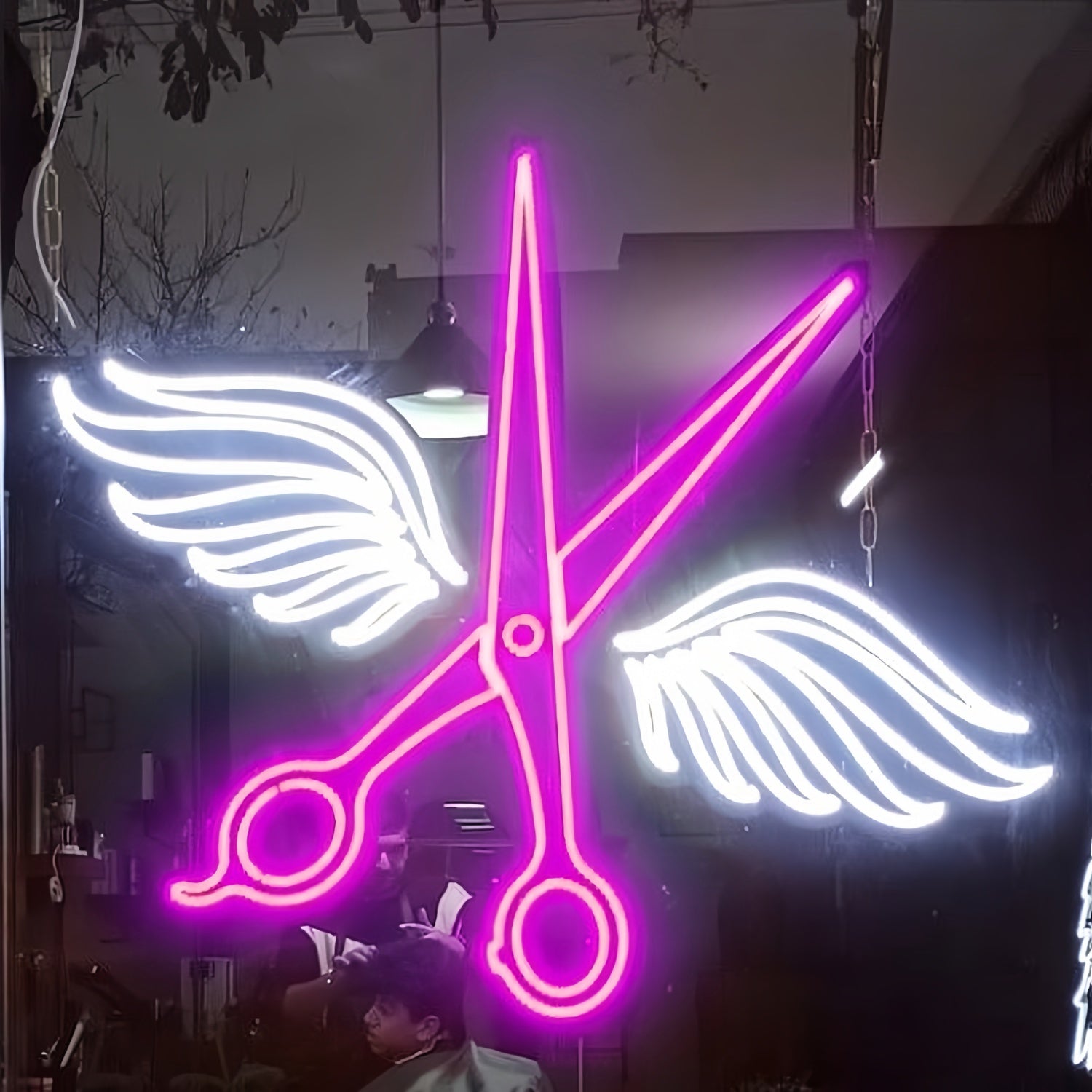 Scissors Beauty Salon Light Up Your Space With Neon Style | Shineneon