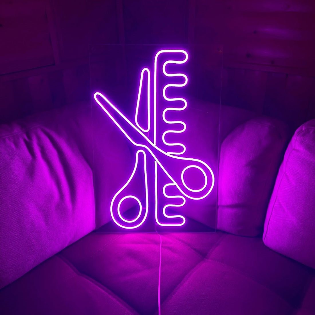 Scissors Led Sign Business Neon Sign - Shineneon
