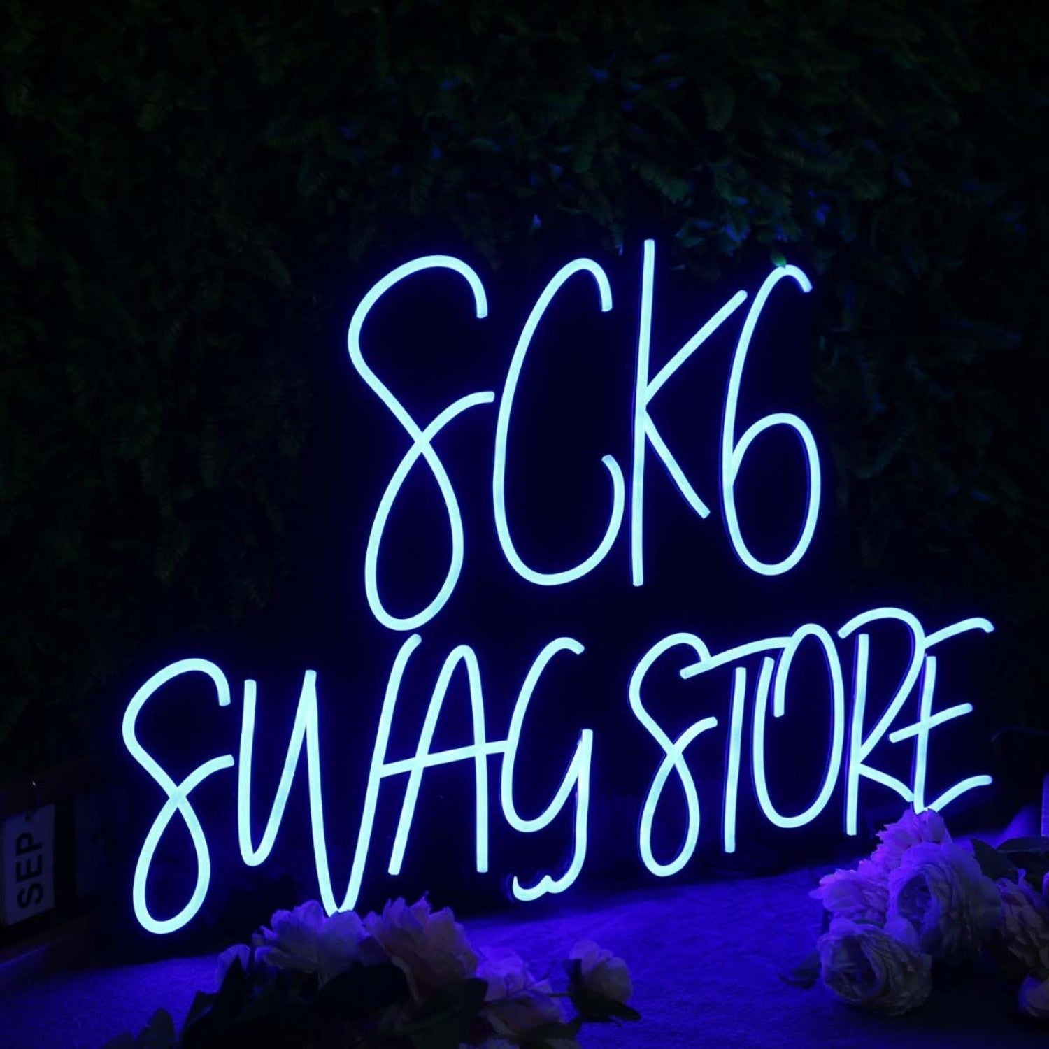 Sck6 Swag Store Blue Led Neon Sign - Shineneon