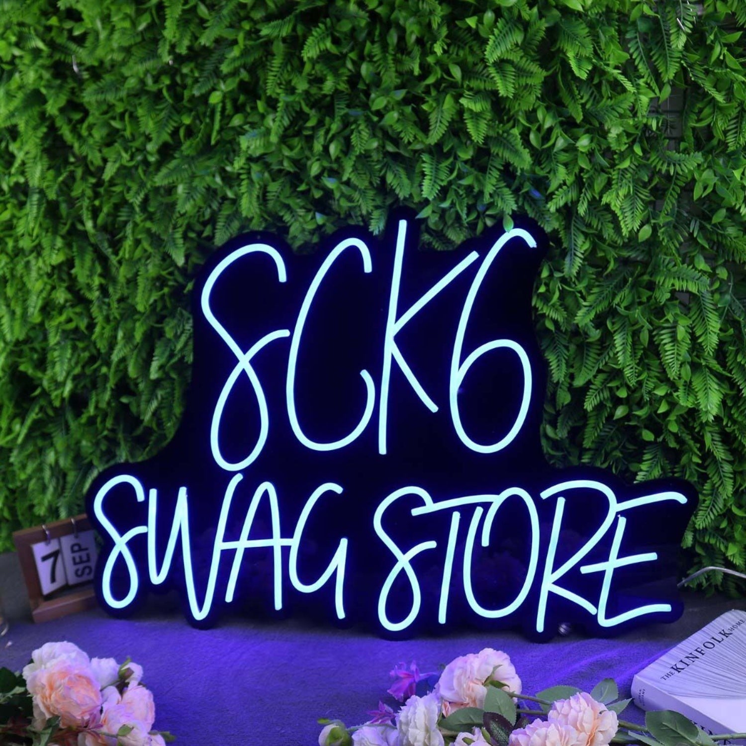 Sck6 Swag Store Blue Led Neon Sign - Shineneon