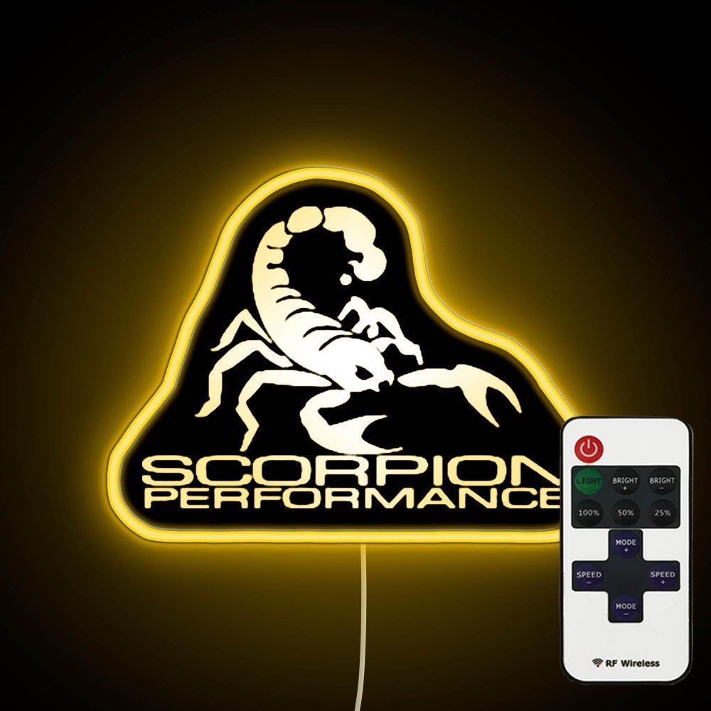 Scorpion Performance Logo Neon Sign - Shineneon