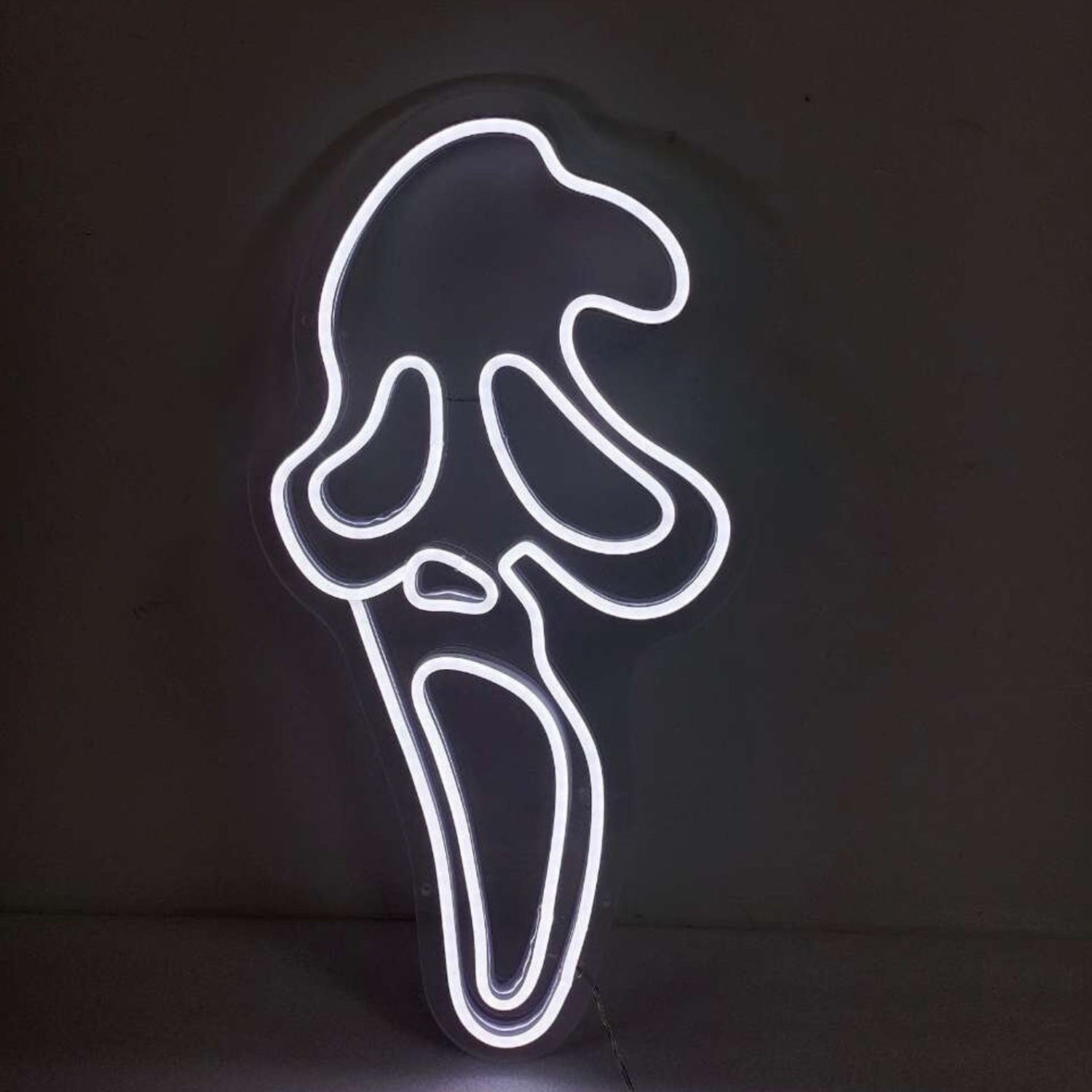 Scream Face Ghost Halloween Led Neon Sign | Shineneon