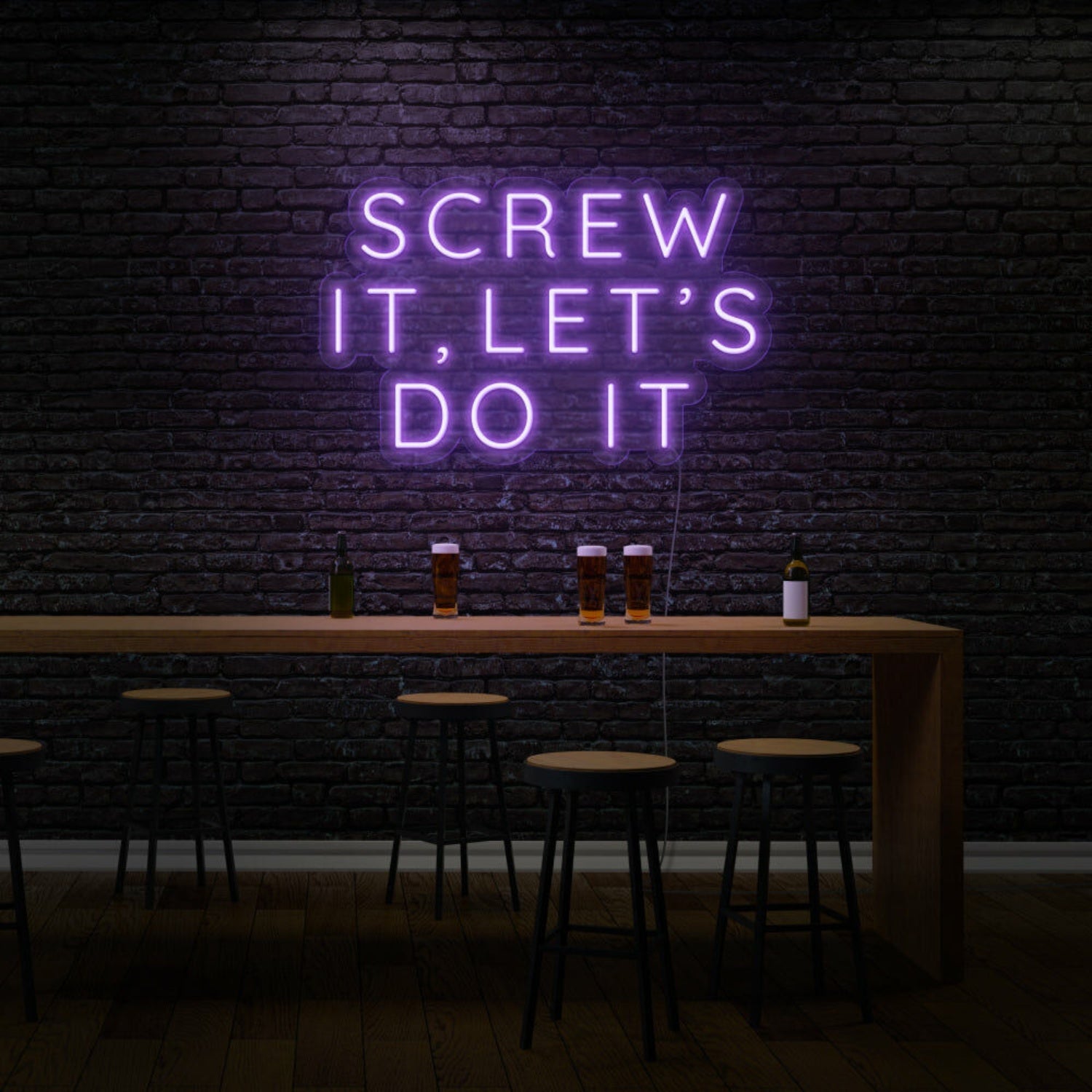 Screw It Lets Do It Led Neon Sign | Shineneon