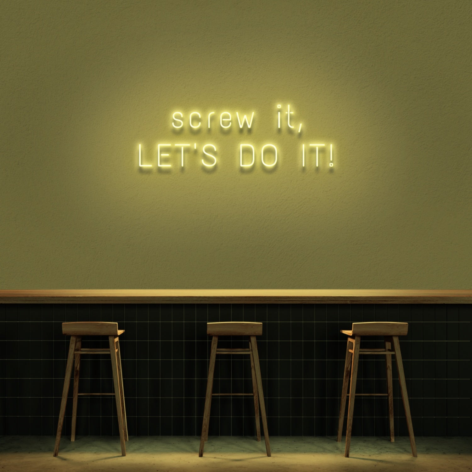 Screw It Lets Do It Neon Sign | Shineneon