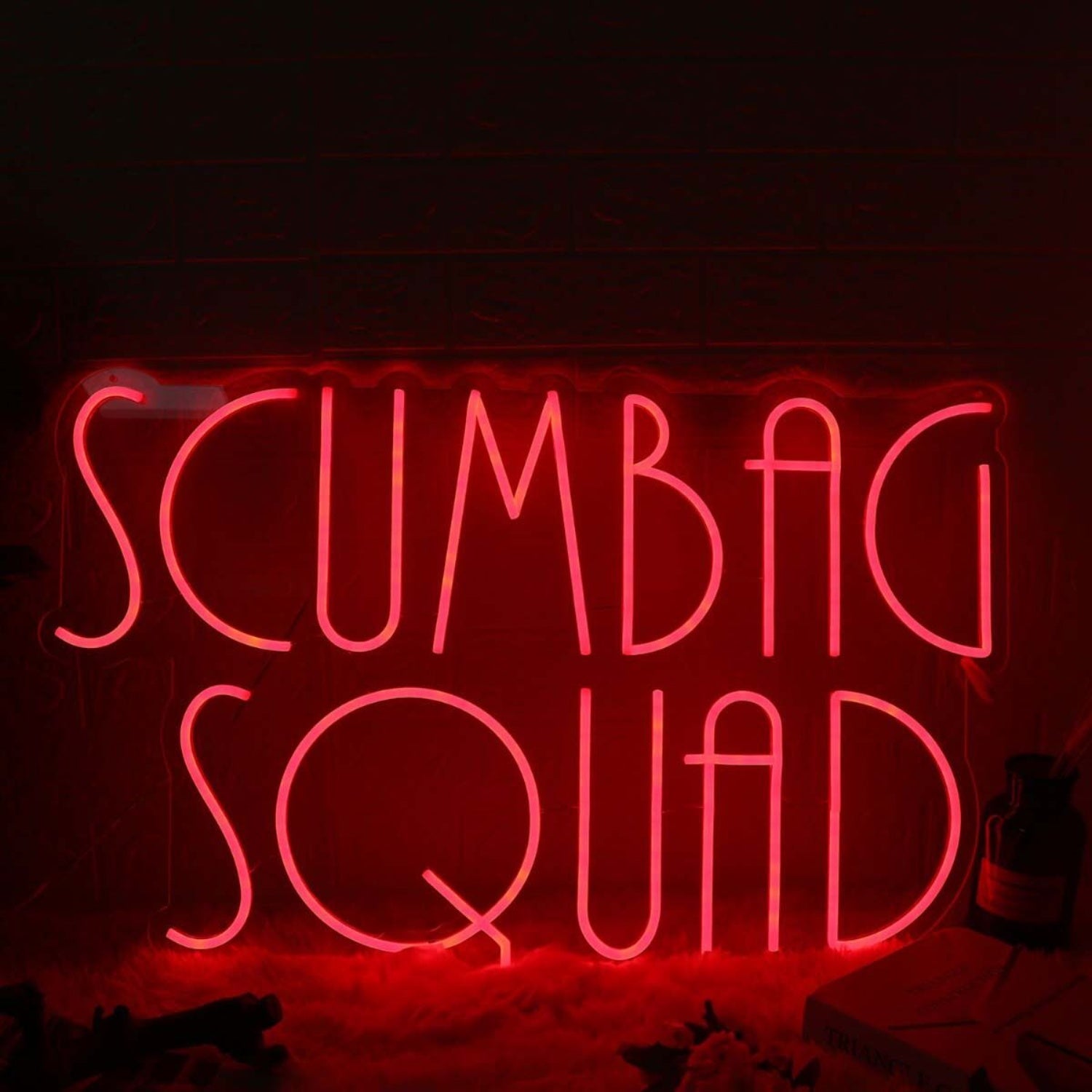 Scumbag Squad Red Led Neon Sign | Shineneon