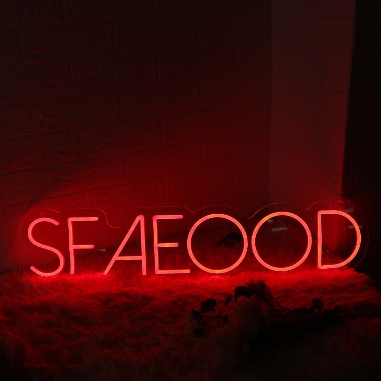 Sea Food Red Led Neon Sign - Shineneon