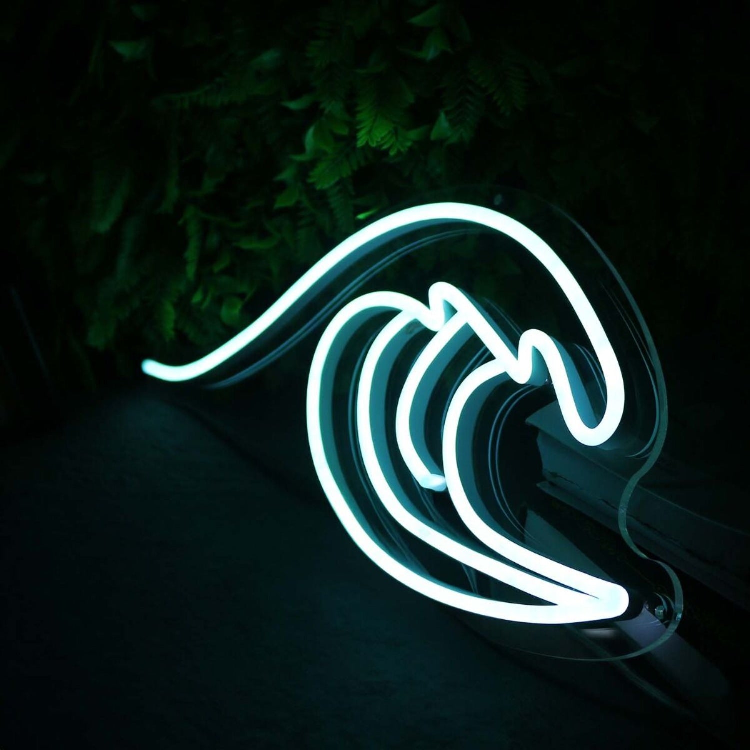 Sea Waves White Led Neon Sign - Shineneon