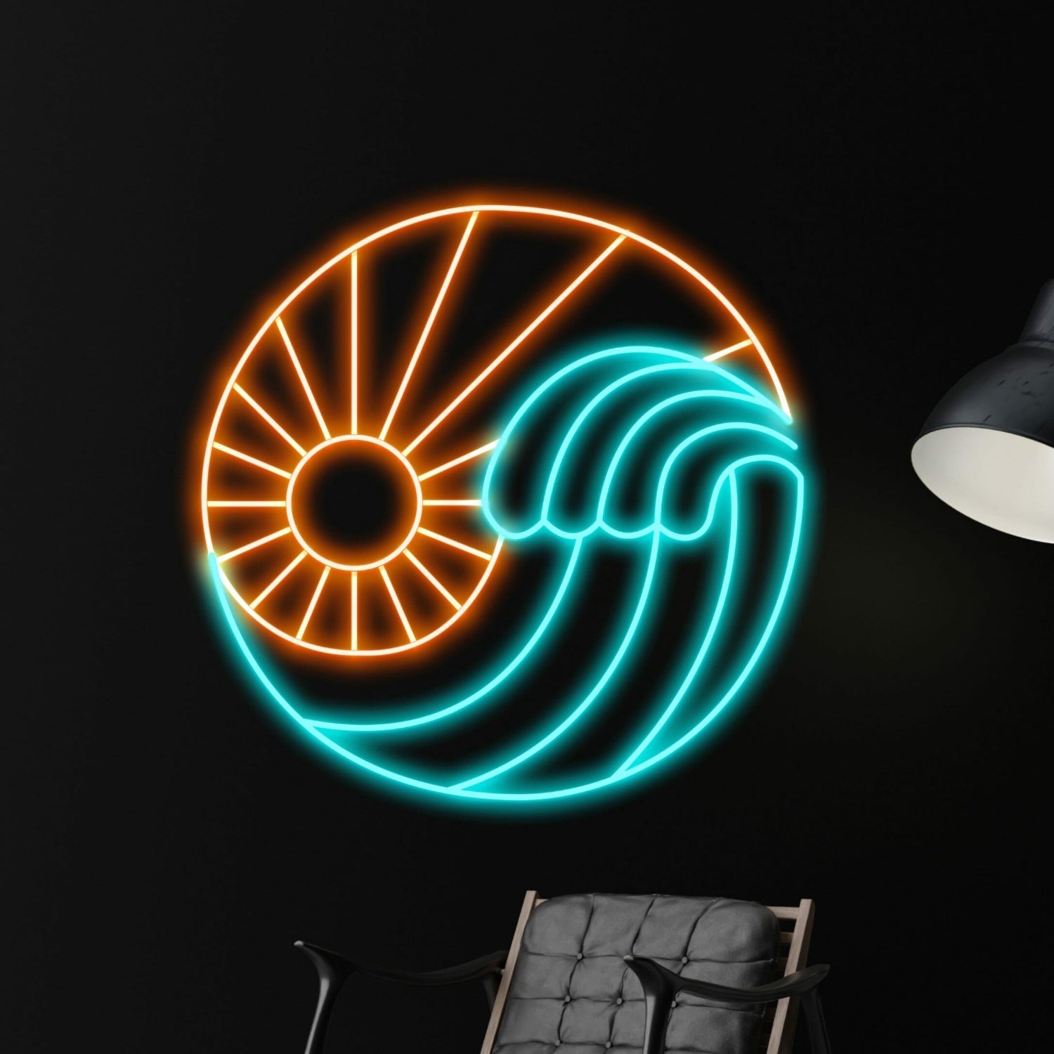 Sea With The Sun Led Sign Summer Beach Lover Neon Light | Shineneon