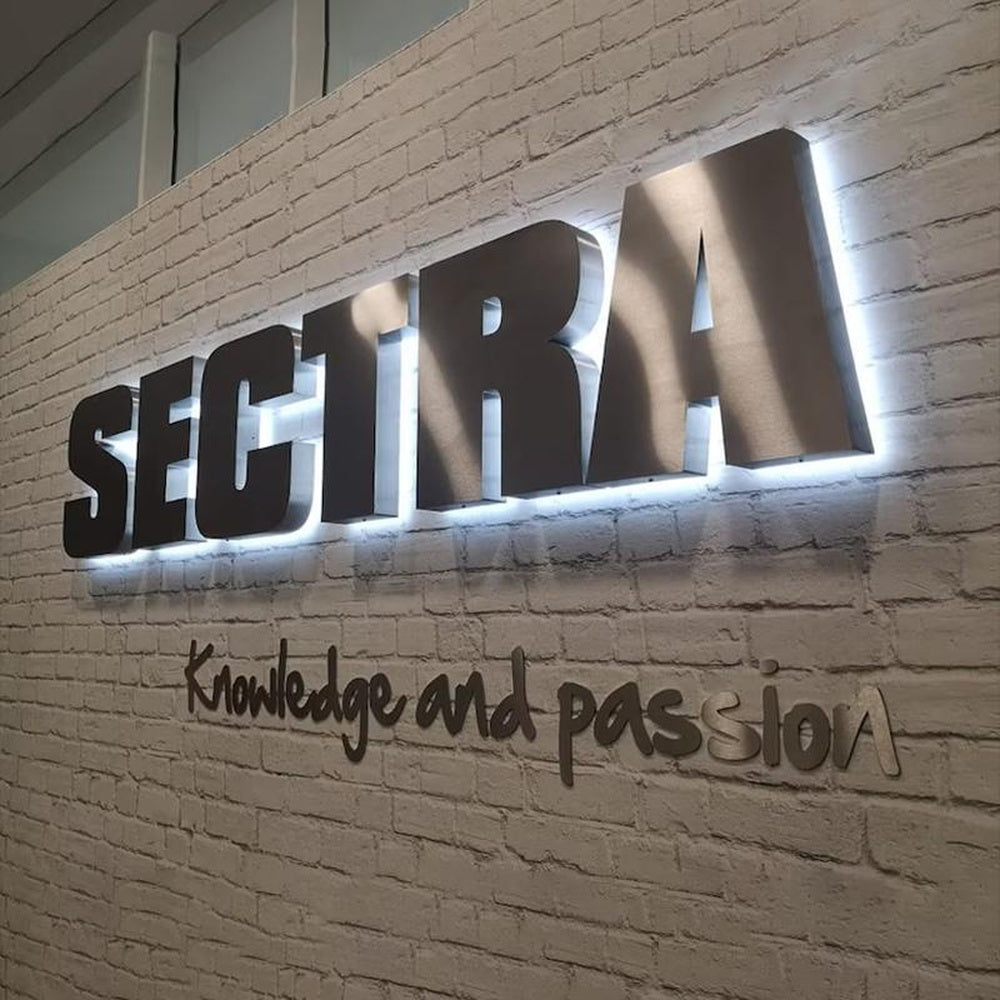Sectra 3D Backlit Letters Business Metal Led Sign - Shineneon
