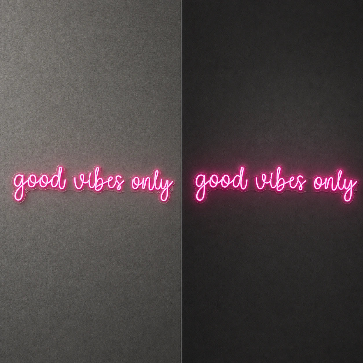 See Bay Say Art LED Neon Sign Garage Man Cave Neon Sign day and night comparison
