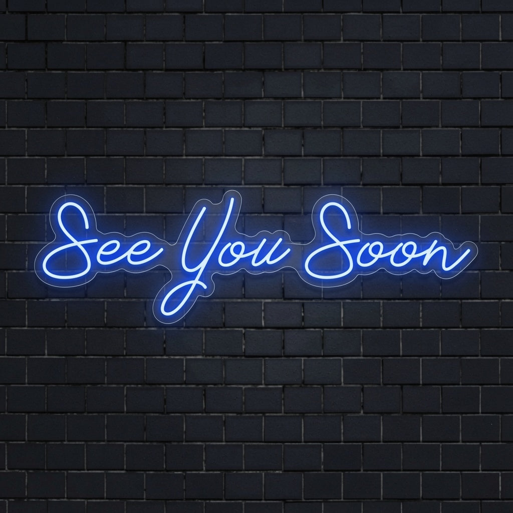 See You Soon LED Neon Sign Wall Neon Sign - 01 Original Product Image