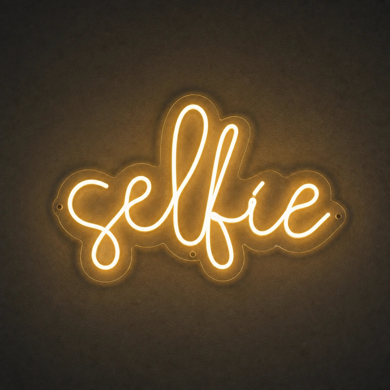Selfie LED Neon Sign Garage Man Cave Neon Sign main product image
