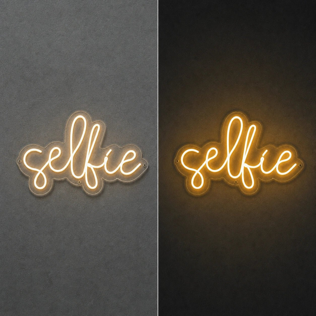 Selfie LED Neon Sign Garage Man Cave Neon Sign - Shineneon