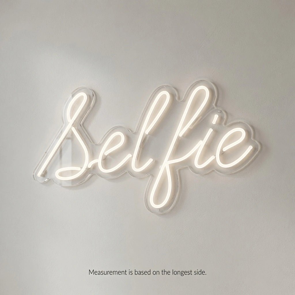 Selfie Wall Art LED Neon Sign - Shineneon