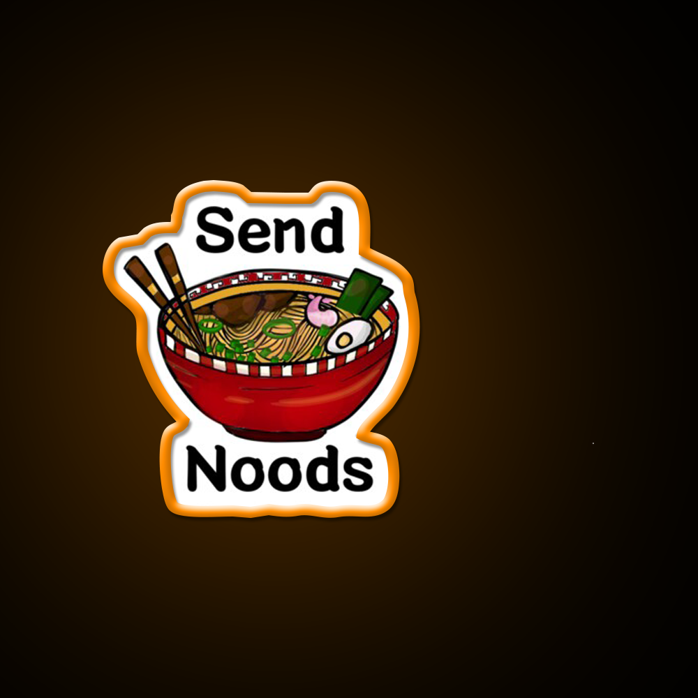 Send Noods Led Neon Sign Chinese Food Restaurant Neon Sign Rgb Color